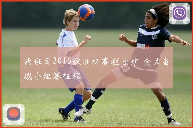西班牙2016欧洲杯赛程出炉 全力备战小组赛征程