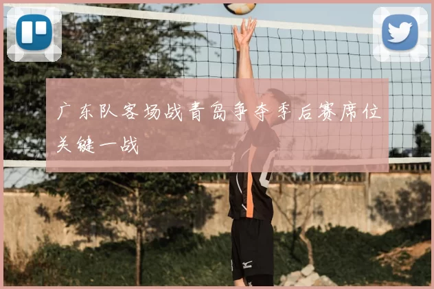 广东队客场战青岛争夺季后赛席位关键一战