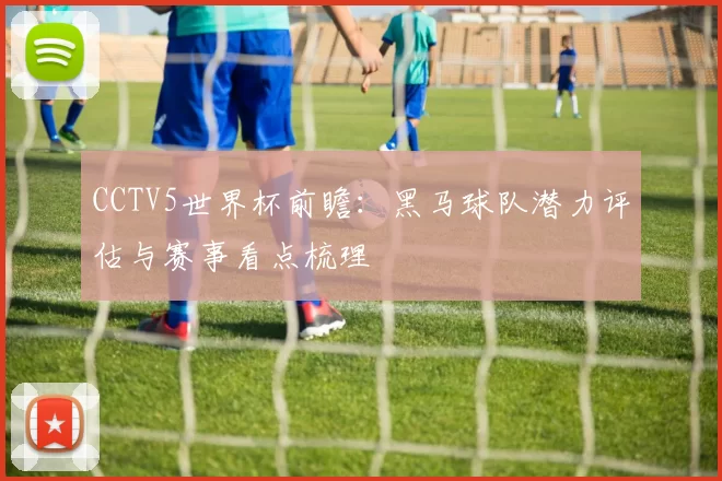CCTV5世界杯前瞻：黑马球队潜力评估与赛事看点梳理