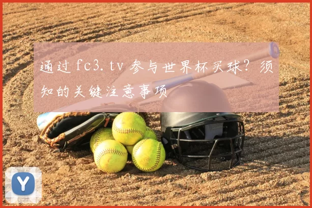 通过 fc3.tv 参与世界杯买球?须知的关键注意事项
